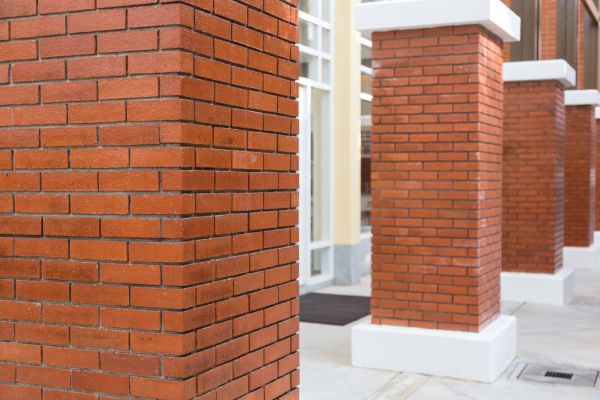 Brick Column Installation in Coeur D Alene