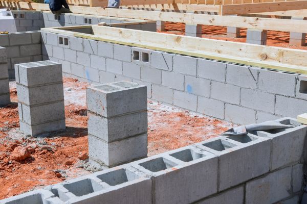 Cement Block Installation in Coeur D Alene