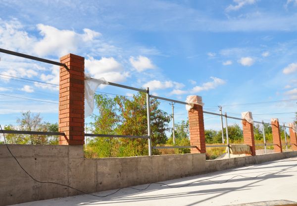 Brick Pillar Installation in Coeur D Alene